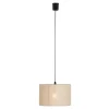 Lampa wisząca abażur len PALON