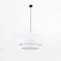 Lampa wisząca biała CALISTO 50 cm
