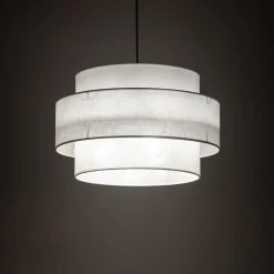 Lampa wisząca biała CALISTO 50 cm