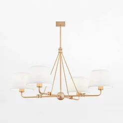 Lampa wisząca biało-złota ATRANI