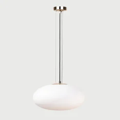 Lampa wisząca biało-złota UFO 40 cm