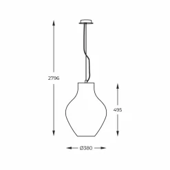 Lampa wisząca BRESSO P19066A-D38
