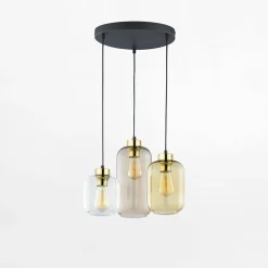 Lampa wisząca brązowa MARCO BROWN 3