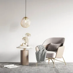 Lampa wisząca bursztynowa SOL MINI NEW