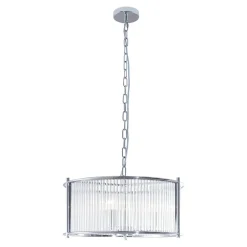 Lampa wisząca chrom MARMO 50 cm