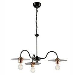 Lampa wisząca industrialna czarna ALICE 3