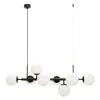 Lampa wisząca kule czarna MEFISTO 8