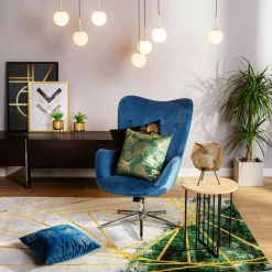 Lampa wisząca kule 3-punktowa okrągła podstawa złota AURORA