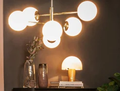 Lampa wisząca kule 6-punktowa złota AURORA