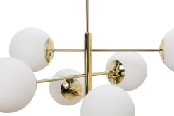 Lampa wisząca kule 6-punktowa złota AURORA