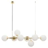 Lampa wisząca kule złota MEFISTO 8