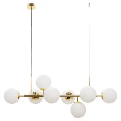 Lampa wisząca kule złota MEFISTO 8