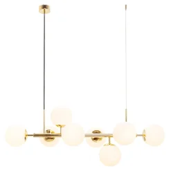 Lampa wisząca kule złota MEFISTO 8