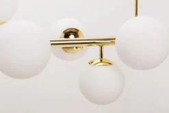 Lampa wisząca kule złota MEFISTO 8