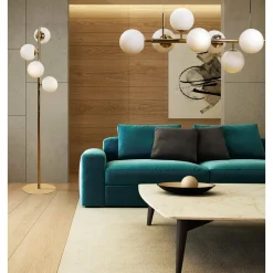 Lampa wisząca kule złota MEFISTO 6