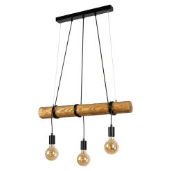 Lampa wisząca na drewnianej belce DULCE
