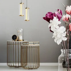 Lampa wisząca pojedyncza złota CALLY