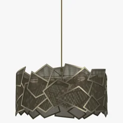 Lampa wisząca tytanowe złoto CAMO III