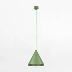Lampa wisząca zielona CONO PEAPOD