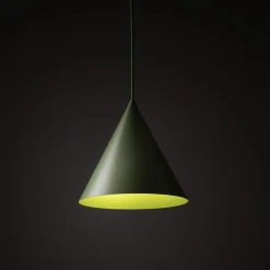 Lampa wisząca zielona CONO PEAPOD