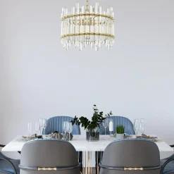 Lampa wisząca złota ALEXANDRIA