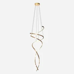 Lampa wisząca złota COCO na pilota