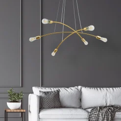 Lampa wisząca złota HELIX VI