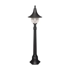 Lampa zewnętrzna outdoor stojąca wysoka czarna BOSTON