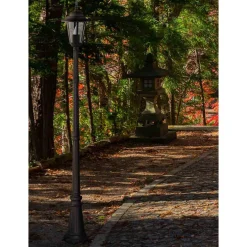 Lampa zewnętrzna outdoor wysoka czarna STANDARD