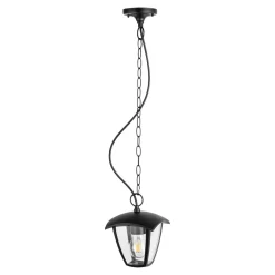 Lampa zewnętrzna wisząca czarna IGMA