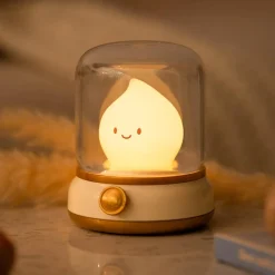 Lampka nocna LED MARY'S żółta PŁOMYCZEK