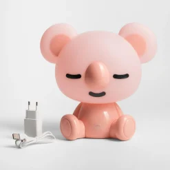 Lampka nocna LED różowa KOALA