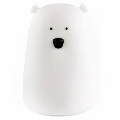 Lampka nocna silikonowa biała LED RGB MIŚ