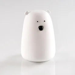 Lampka nocna silikonowa biała LED RGB MIŚ