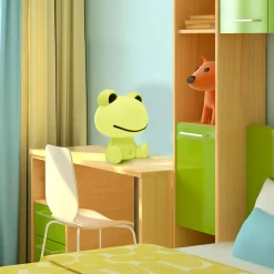 Lampka nocna zielona LED ŻABKA
