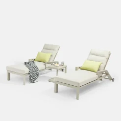 Leżak ogrodowy z regulacja oparcia NALANI