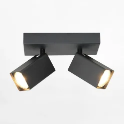 Listwa 2 reflektory czarna ORO ELON