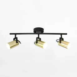 Listwa 3 reflektory czarno-złota ORO SIGNA