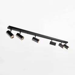 Listwa NICEA 6 reflektory czarna złota