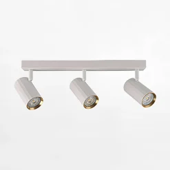 Listwa NICEA 3 reflektory biała złota