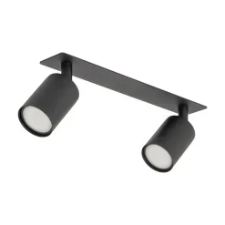 Listwa podtynkowa 2 reflektory czarna NEX