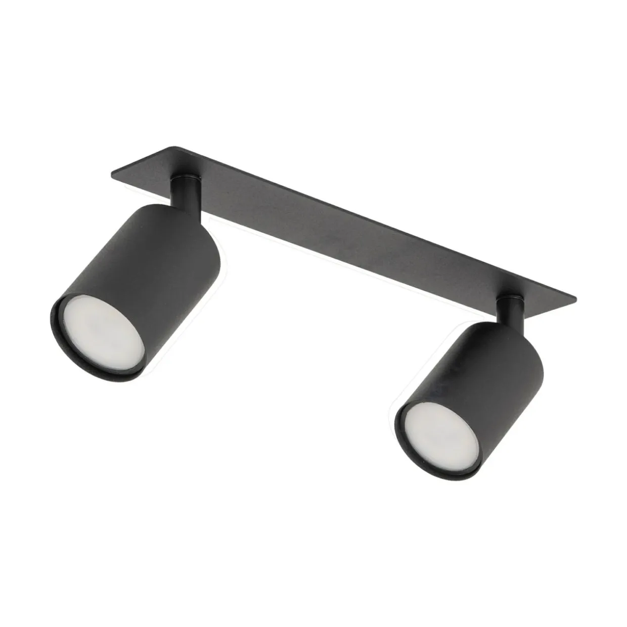 Listwa podtynkowa 2 reflektory czarna NEX