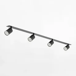 Listwa podtynkowa 4 reflektory czarna NEX