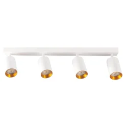 Listwa reflektor 4-punktowy biało-złoty MARIBEL IV