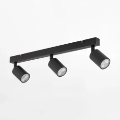 Listwa sufitowa 3 reflektory czarna TOP