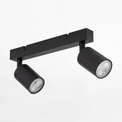 Listwa sufitowa 2 reflektory czarna TOP