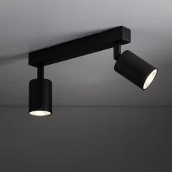 Listwa sufitowa 2 reflektory czarna TOP