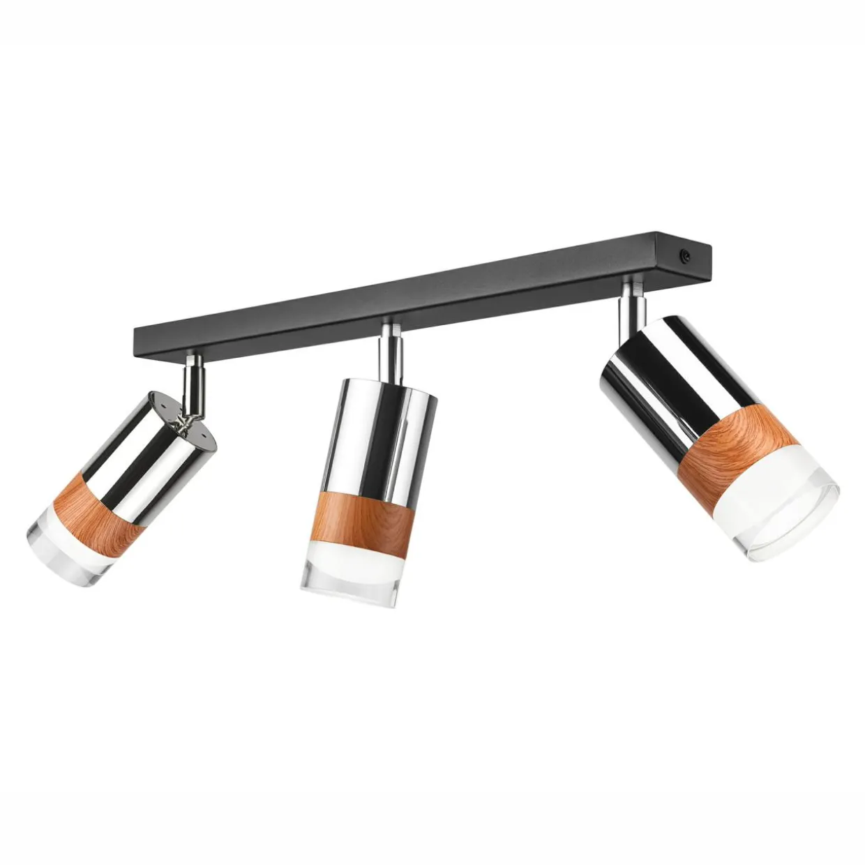 Listwa z 3 reflektorkami regulowana chrom AURORA