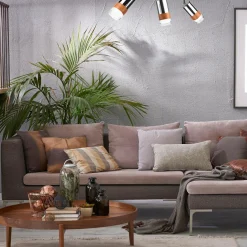 Listwa z 3 reflektorkami regulowana chrom AURORA