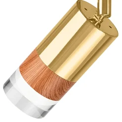 Listwa z 2 reflektorkami regulowana złota AURORA